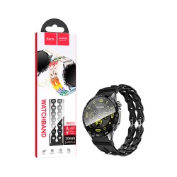 Hoco Silicone Bracelet WH12 Flexible Fashion Hollow Series iWatch (20mm) Black Hoco Silicone Bracelet WH12 Flexible Fashion Hollow Series iWatch (20mm) Black